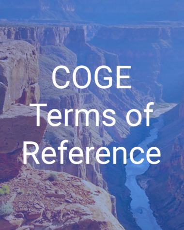 COGE Terms of Reference